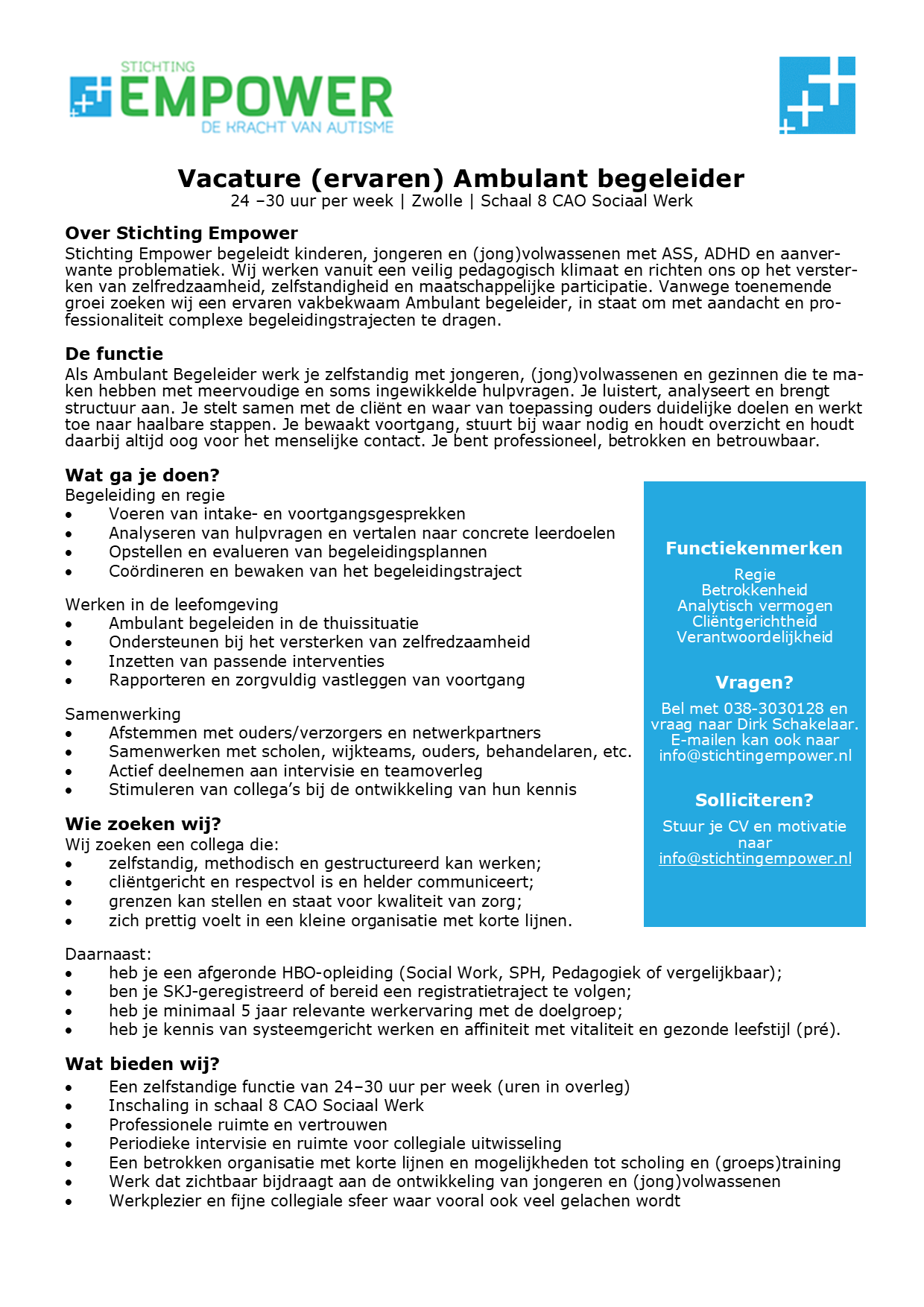 Vacature_ StichtingEmpower_AmbulantBegeleider